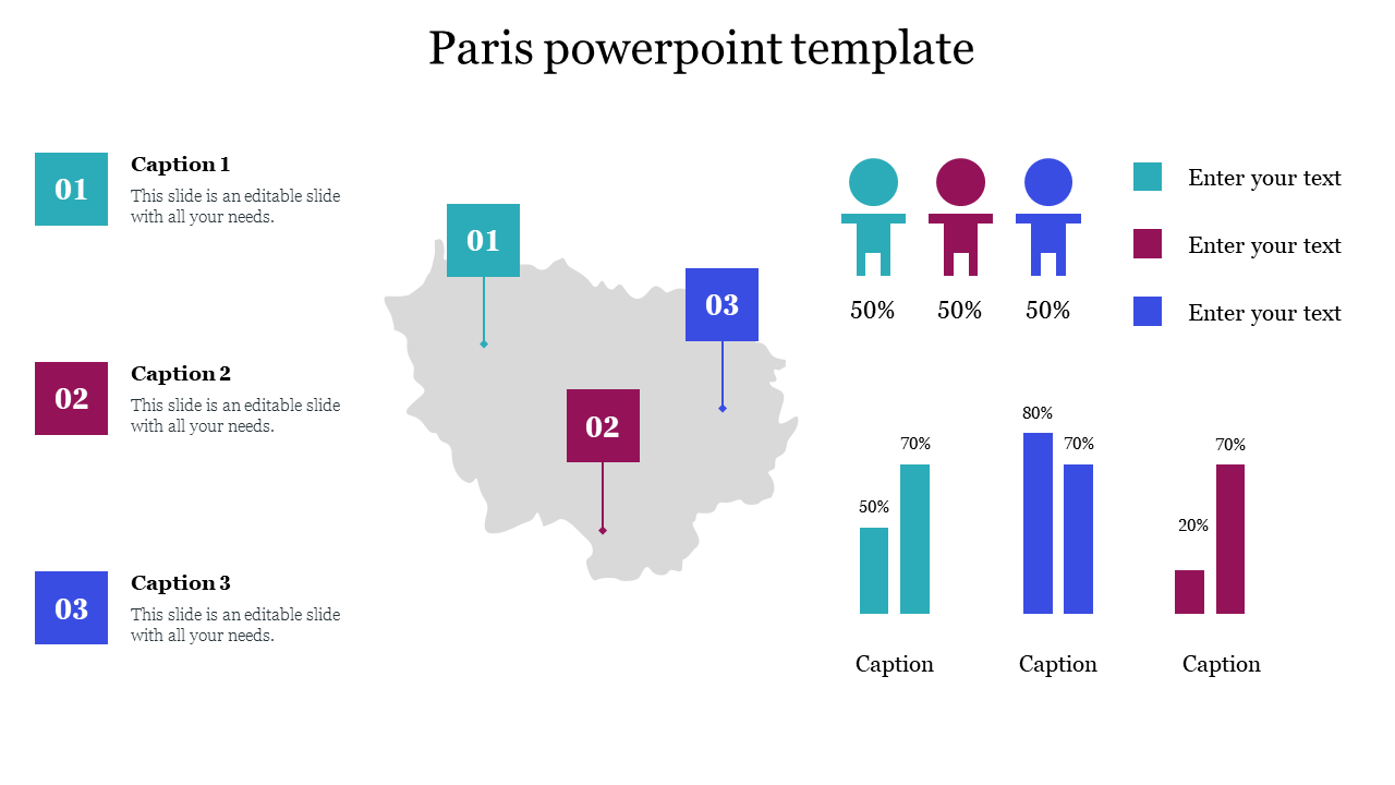 Get Free Paris PowerPoint Template Presentation Slide